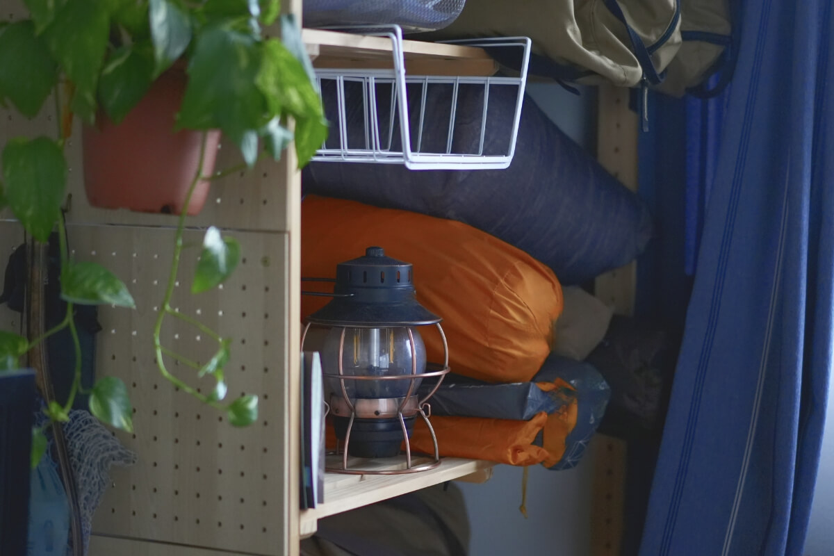 詰め込まれたギア