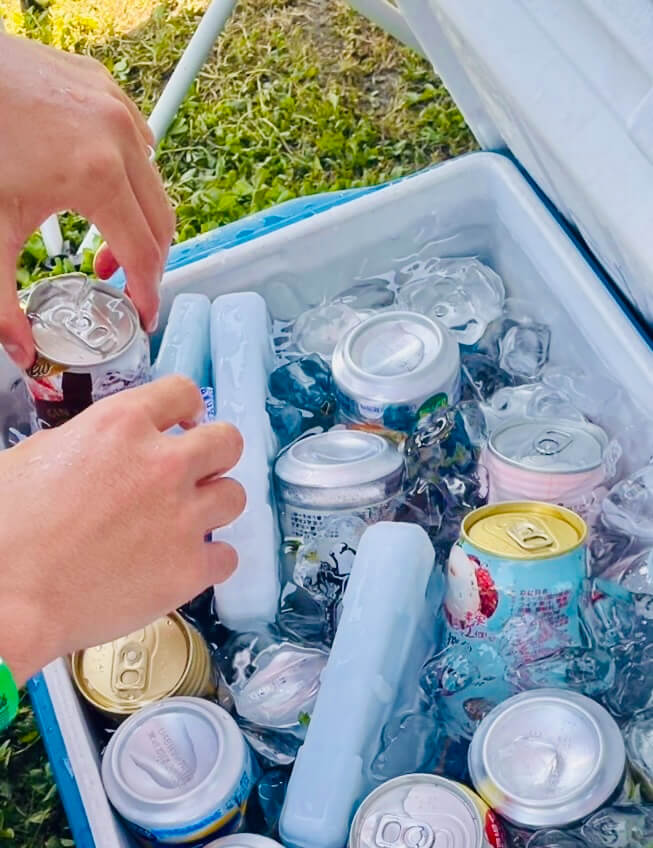 キンキンに冷えたドリンク